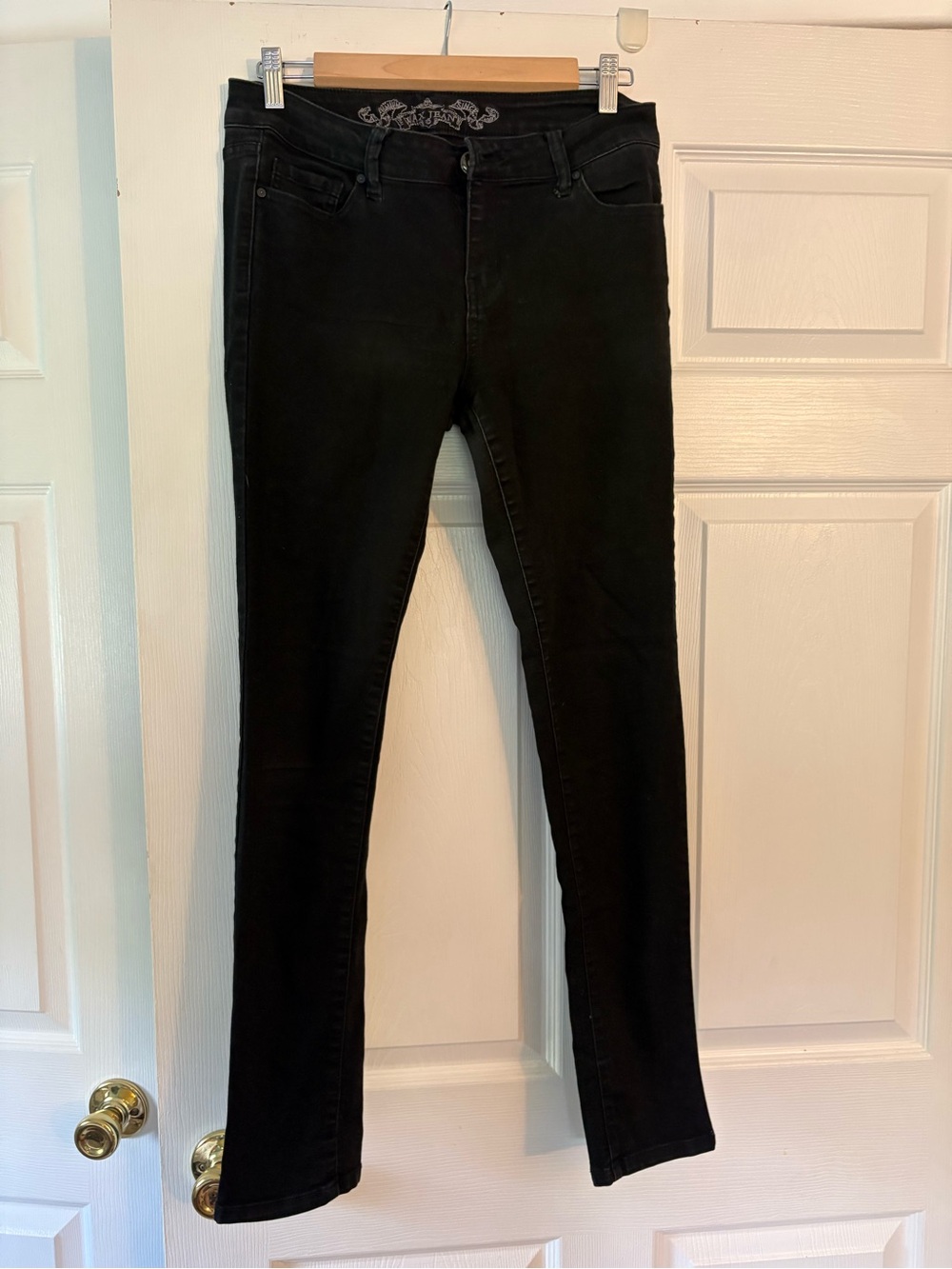 Wax Jeans Juniors Black Slim Jeans